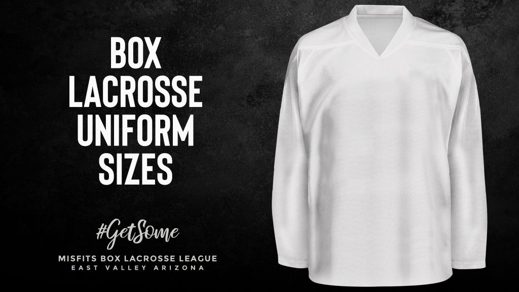 box lacrosse uniform sizes